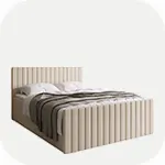 Łóżka kontynentalne 180x200 z pojemnikiem
