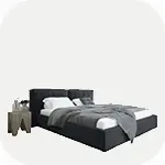 Łóżka tapicerowane z zagłówkiem