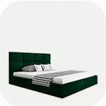 Łóżka 200x200 z pojemnikiem