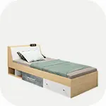 Białe łóżka 120x200