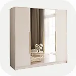 Szafy kaszmir z lustrem