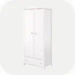 Menu Białe szafy do pokoju dziecka