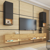 czarny || dąb craft złoty