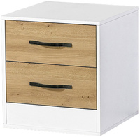 dąb artisan || biały