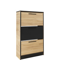 dąb craft złoty || czarny