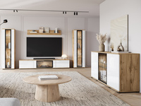 dąb wotan || biały połysk