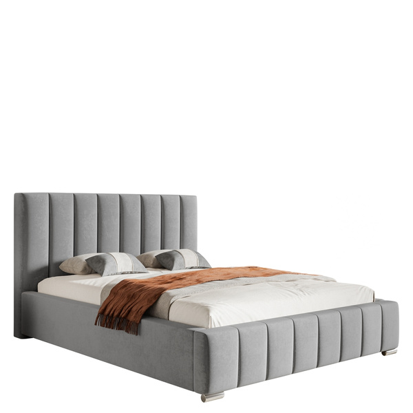 Sypialniane łóżko 140x200 cm tapicerowane SENDY