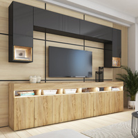 czarny || dąb craft złoty