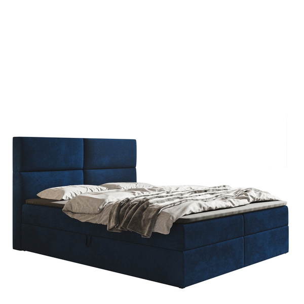 Nowoczesne łóżko kontynentalne 180x200 cm GEND pojemnik