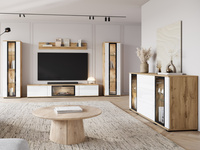 dąb wotan || biały połysk