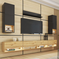 czarny || dąb craft złoty