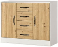 dąb artisan || biały