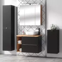 dąb craft złoty || czarny