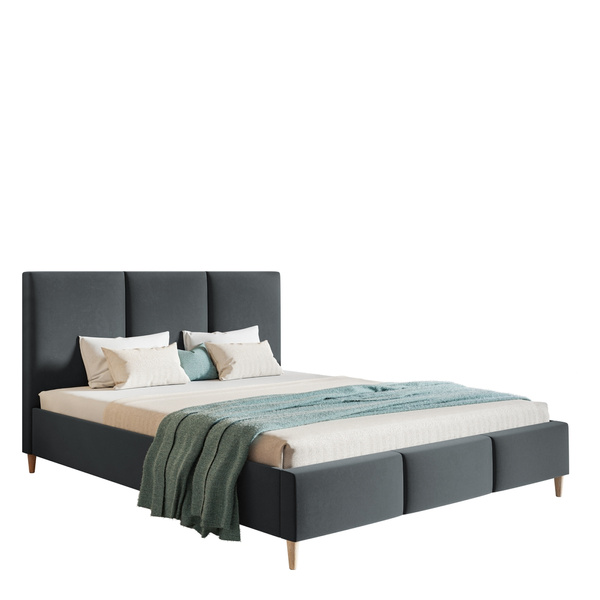 Nowoczesne łóżko tapicerowane 160x200 cm LIMBO