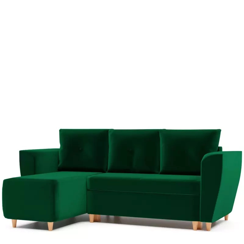 Sofa narożna w stylu skandynawskim